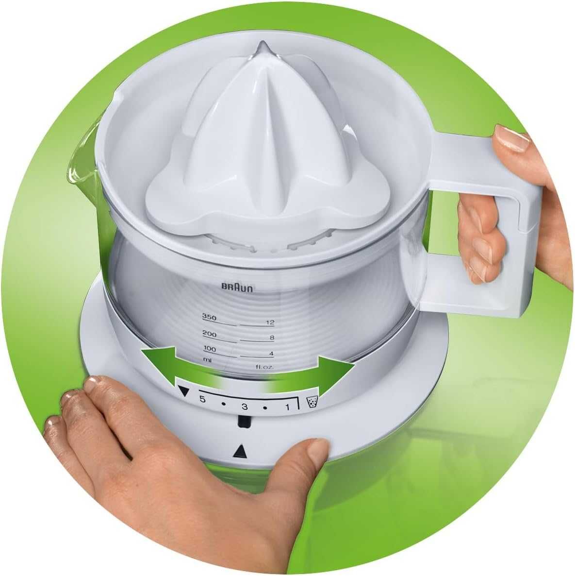 Сокоизстисквачка за цитруси Braun Tribute Collection CJ3000,20W, 0.35л