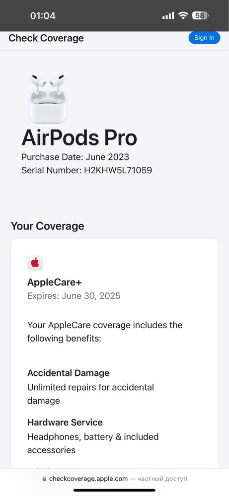 Airpods PRO With Wireless Charking Case 30.000тг