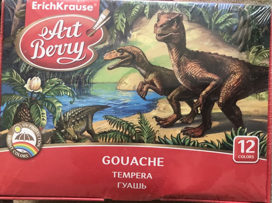 Гуашь для школьников, для рисования краски