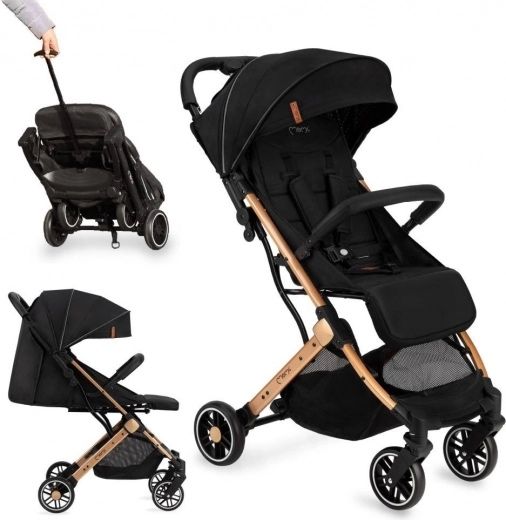 Cărucior sport MoMi ESTELLE negru 2021