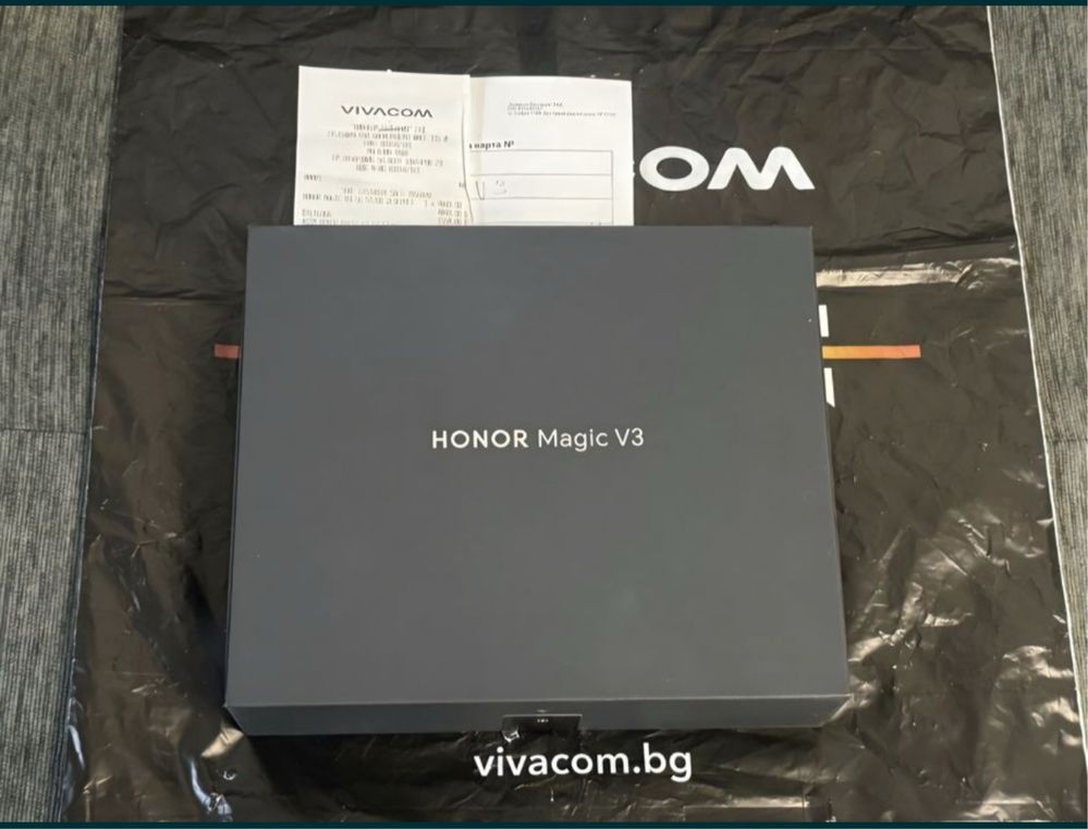 КАТО НОВ 512GB Honor Magic V3 Vivacom Гаранция 2027г. Green