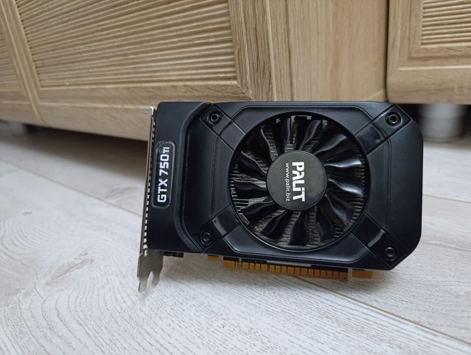 GTX 750 TI PALIT STORMX GDDR5 2GB (без доп питания,VGA)