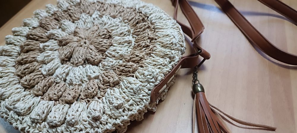 Плетена дамска чанта