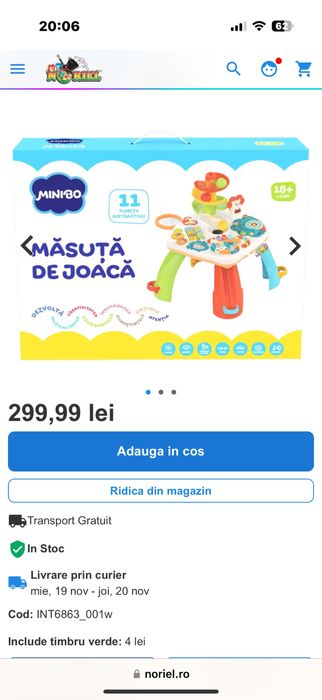 Masuta activitati Noriel