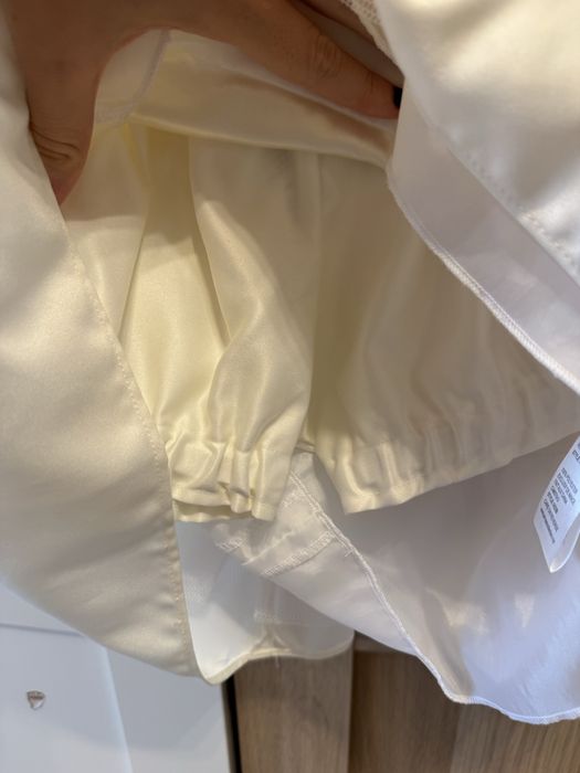 Официална бяла рокля 9-12 месеца