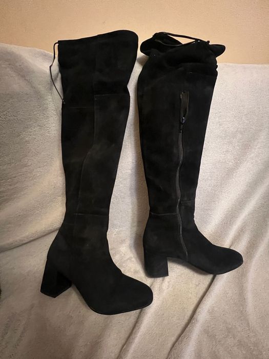 Cizme cu toc piele naturala!