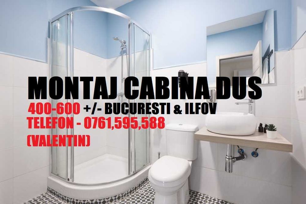 Montaj - Cabina Dus - Sanitare
