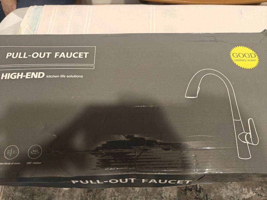 Baterie bucătărie neagra