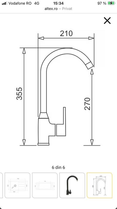 Pachet chiuveta Pyramis Alexia Aniversare Premium