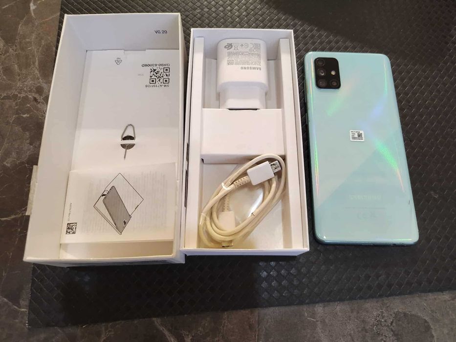 Samsung Galaxy A71 (Dual SIM) 128GB, Blue