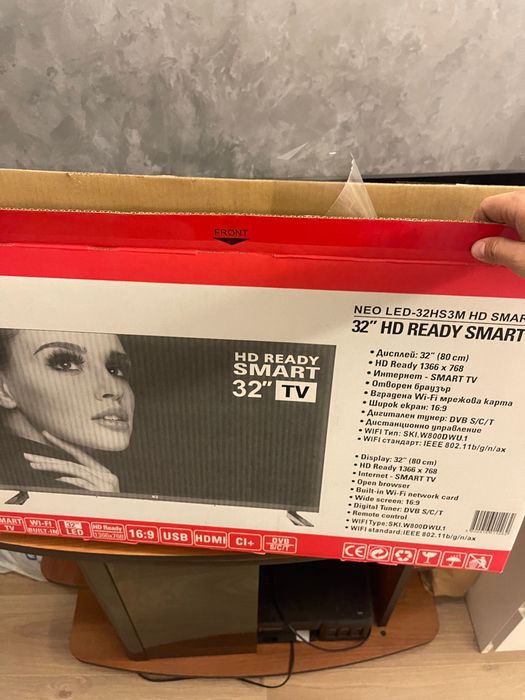 Телевизор 32 инча с 16 м. Гаранция