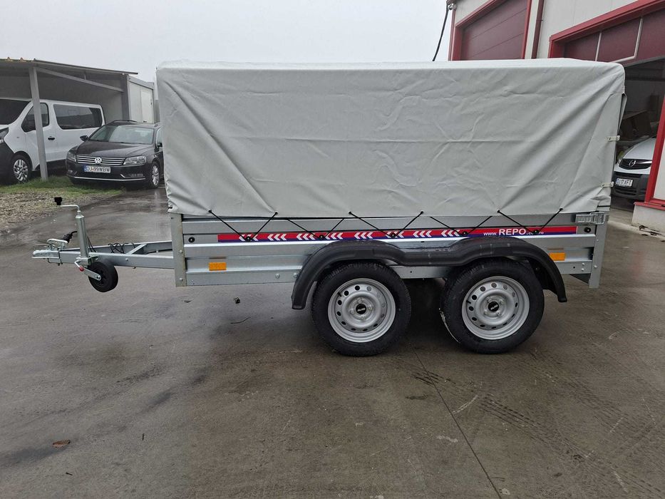 Remorca Dublu Ax Prelata 750 Kg Oferta Repo