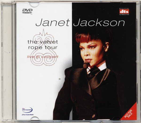 DVD. Janet Jackson ‎– The Velvet Rope Tour - Live In Concert. 1998