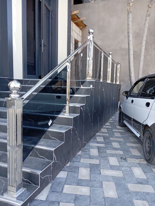 Нержавейка перила усталари хизматингизда