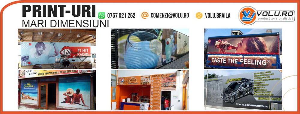 Volu.ro Producător Semnalistică și Articole Personalizate