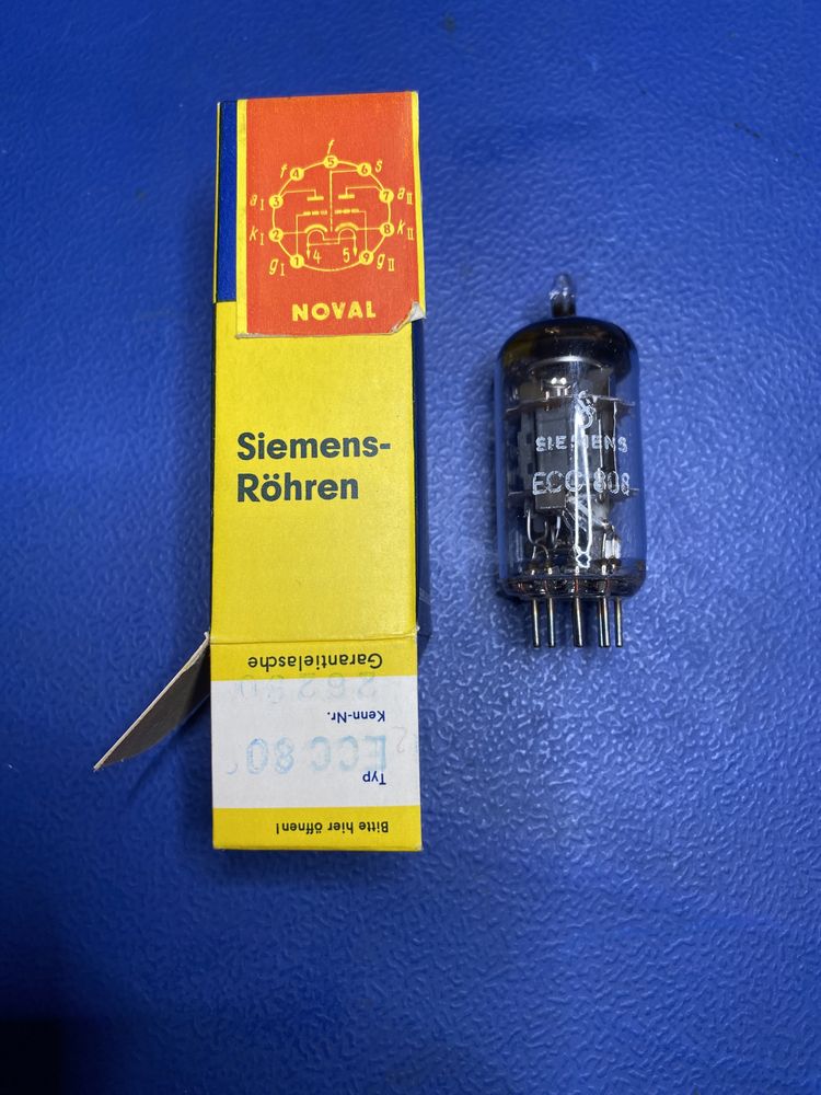 Tub electronic SIEMENS ECC808 vacuum tube lampa