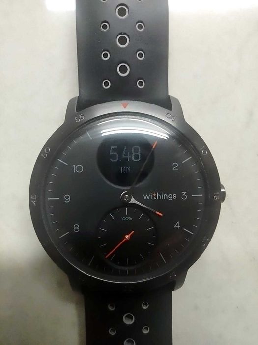 Ceas smartwatch Withings Steel HR Sport 40mm, Black