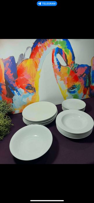 Набор тарелок новые в упаковке