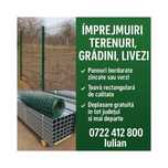 Imprejmuim terenuri gradini sau livezi materiale accesibile