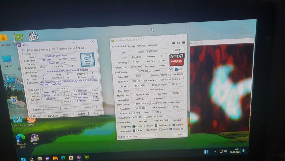 Sistem Supermicro i7 7700 16GB DDR4 RX580 impecabil