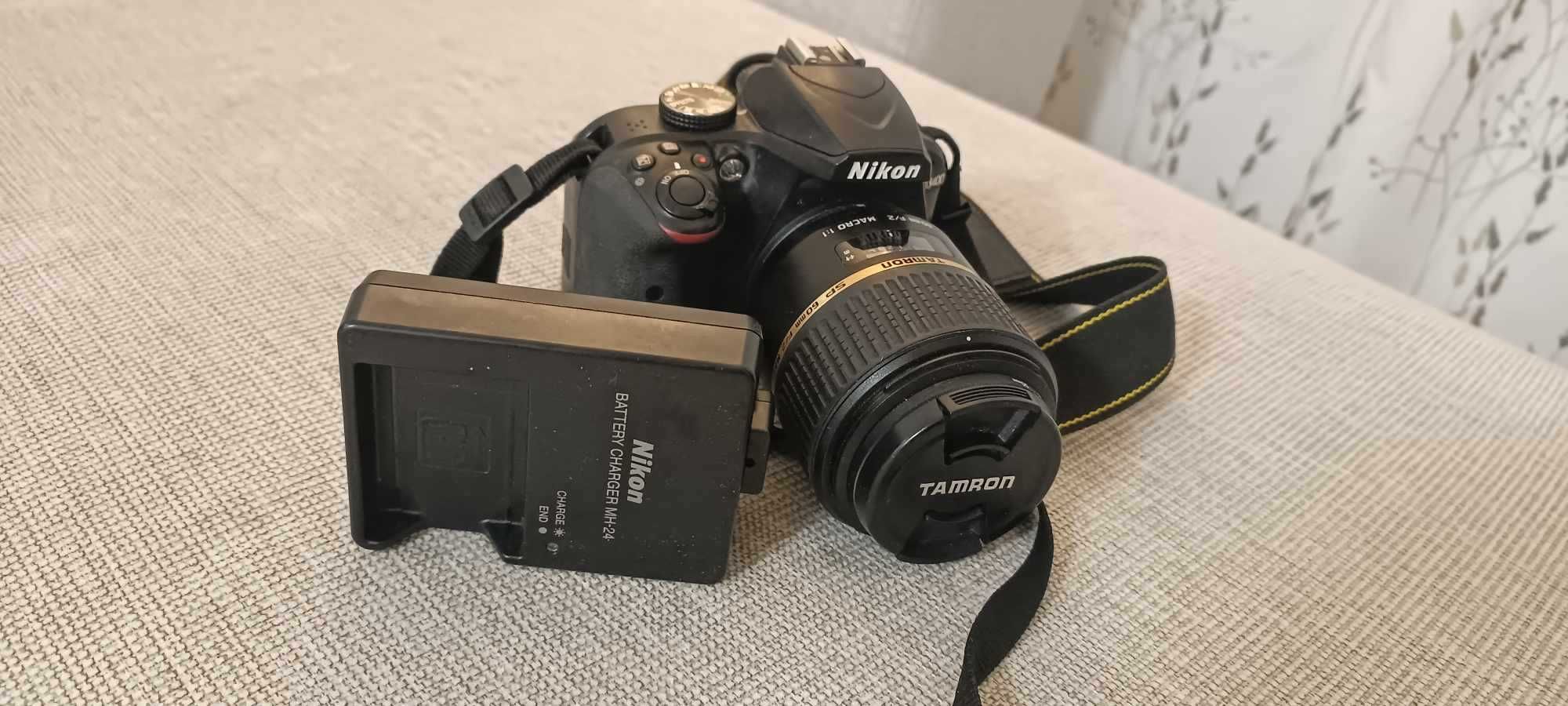 Нова цена! Без забележки: Камера Nikon D3400+ обектив Tamron