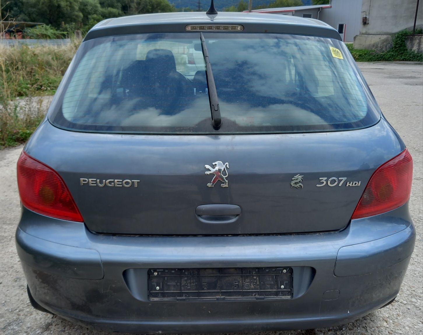 Врата багажник Пежо 307 хетчбег сив Peugeot 307