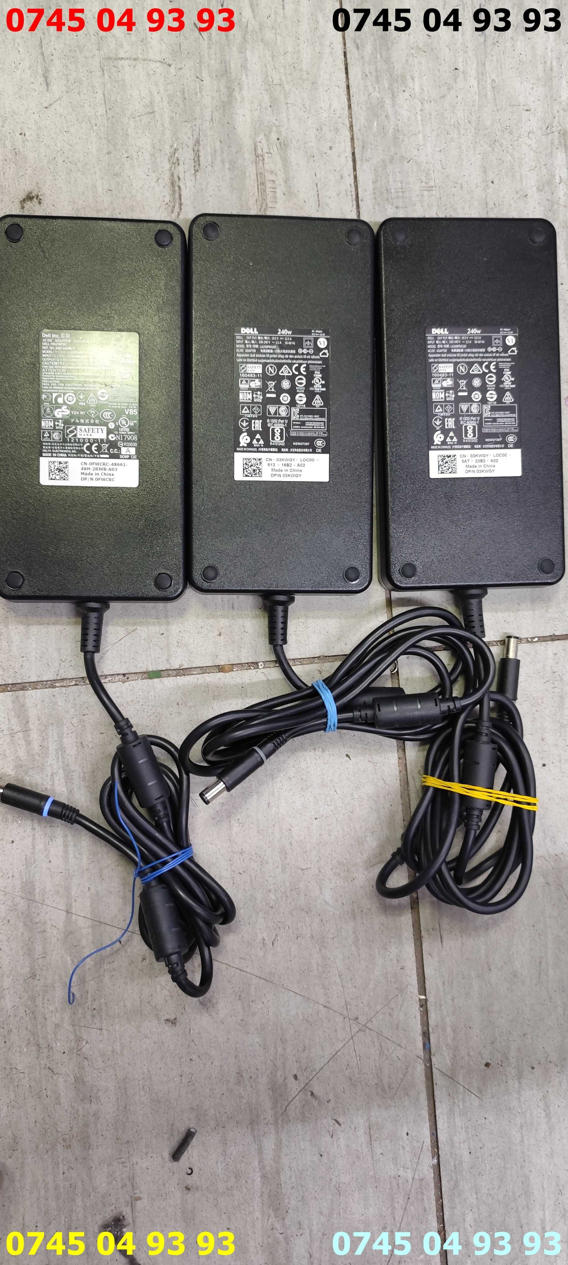 incarcator alimentator laptop dell 19.5v 12.3A 240w mufa 7.4mm proba