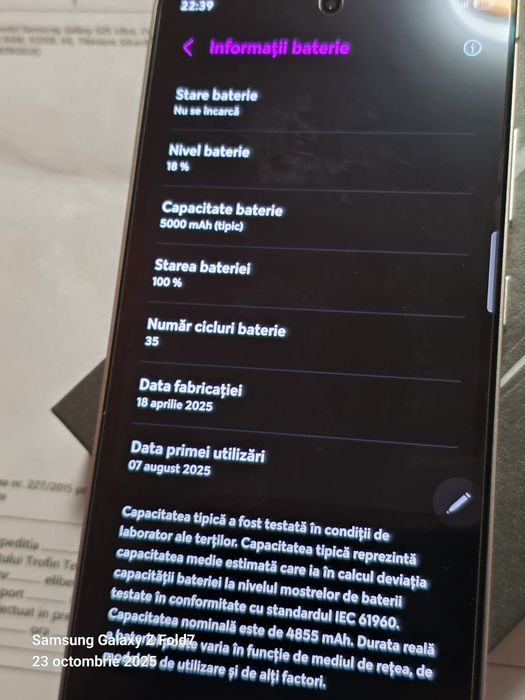 Samsung Galaxy S25 Ultra 5G - 512 GB Silver Blue / Garantie