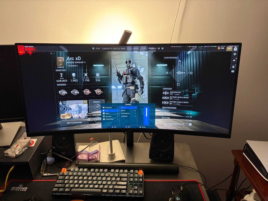 Monitor Huawei MateView GT 34" – UltraWide, 165Hz – Stare excelentă