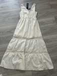 Rochie din in - culoare ivory