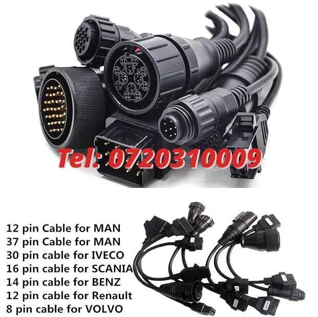 Set Cabluri Camion Delphi Autocom Cdp Obd2 Diagnoza Universala