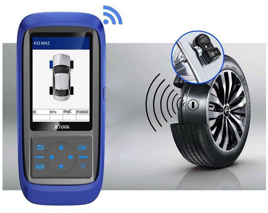 Tester auto monitorizare presiune pneuri / anvelope XTOOL TP150