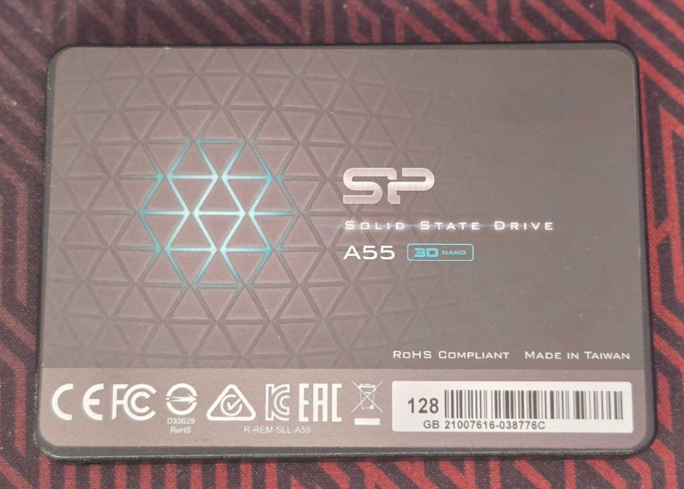 ССД:  Silicon Power A55 128GB  -  2.5 inch, SATA3