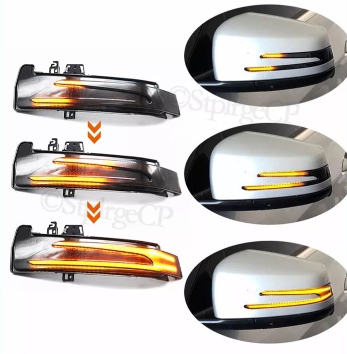 Semnalizari dinamice Mercedes A, B, C, E, S, CLS, CLA, GLA, GLK.
Se in