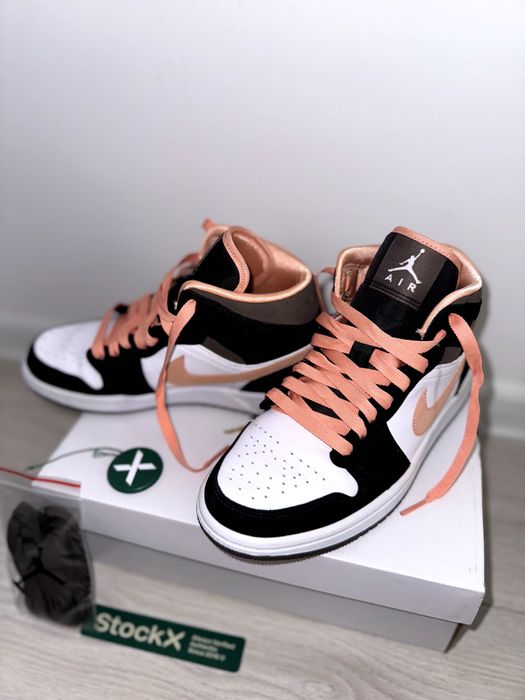Nike Jordan 1 Mid Peach Mocha