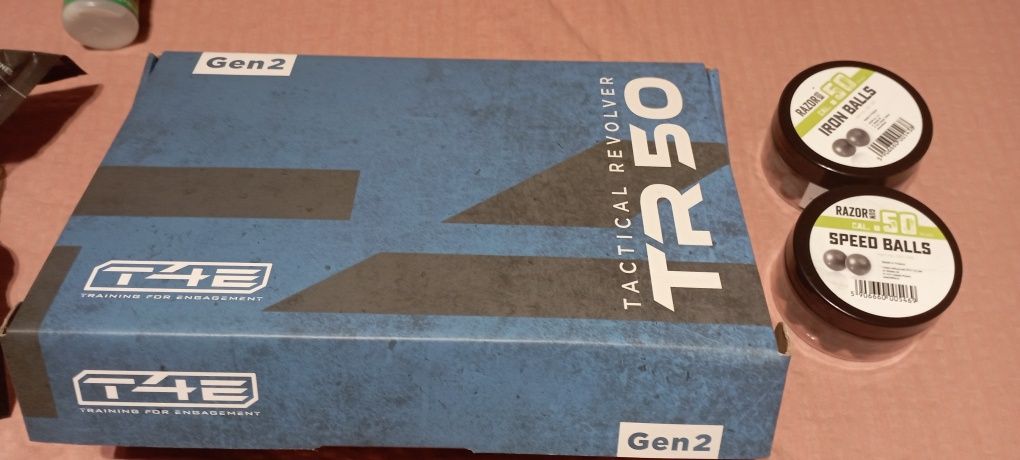 Въздушен -пистолет,револвер T4E TR 50, Gen2 BLK кал.50, 13 Joules