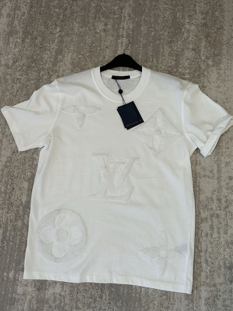 Tricou Louis Vuitton Alb/negru