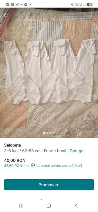 Lot fetita marimea 68