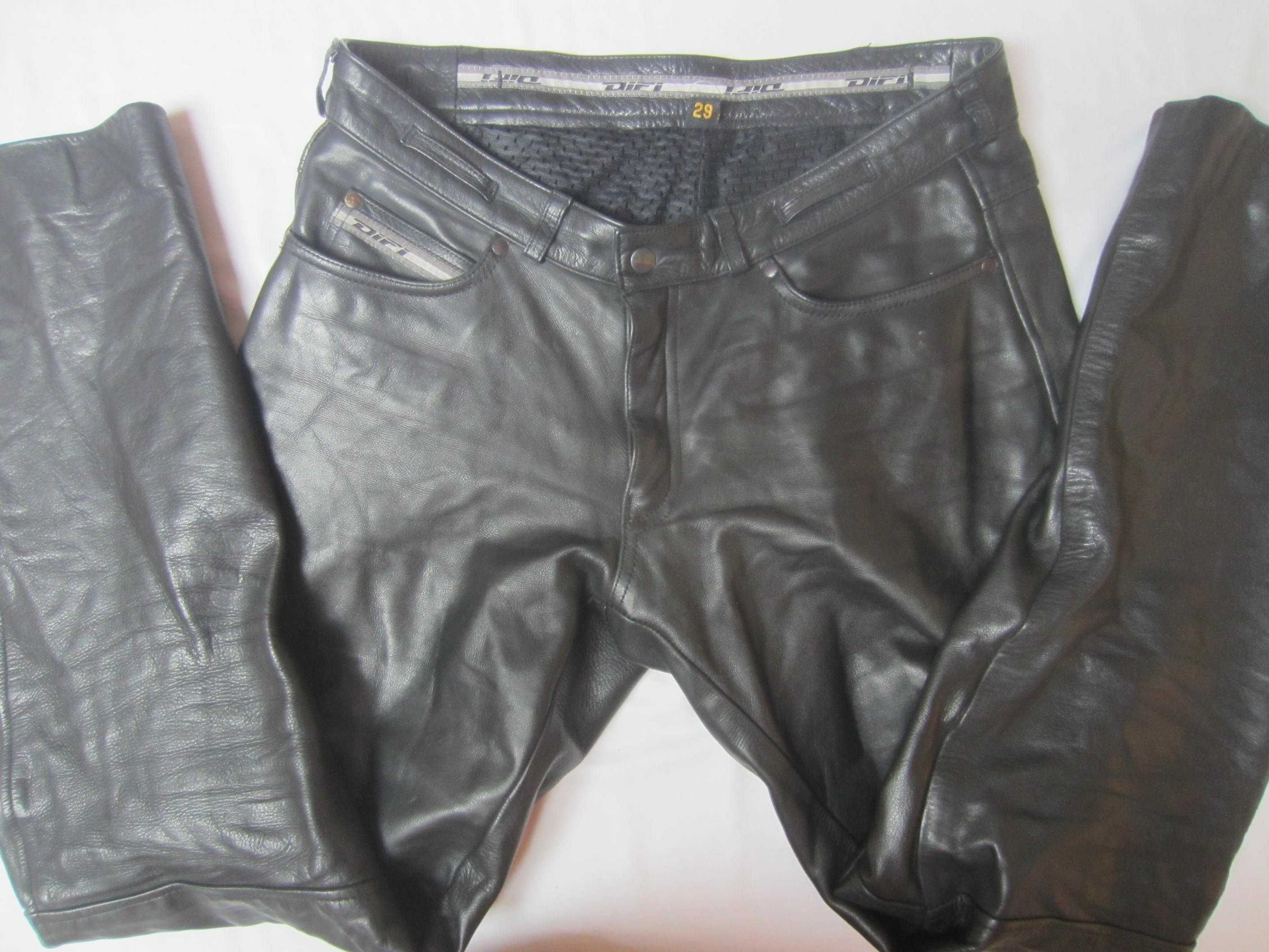 Pantalon motor DIFI Clasic Jean Max, piele, W29, stare f. buna