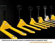 Transpalet manual cu ridicare hidraulica 2T