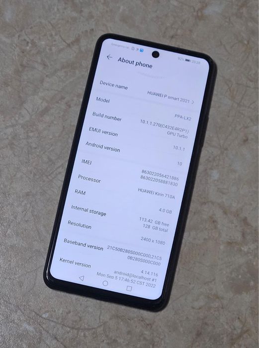 Huawei P Smart 2021 128 gb black