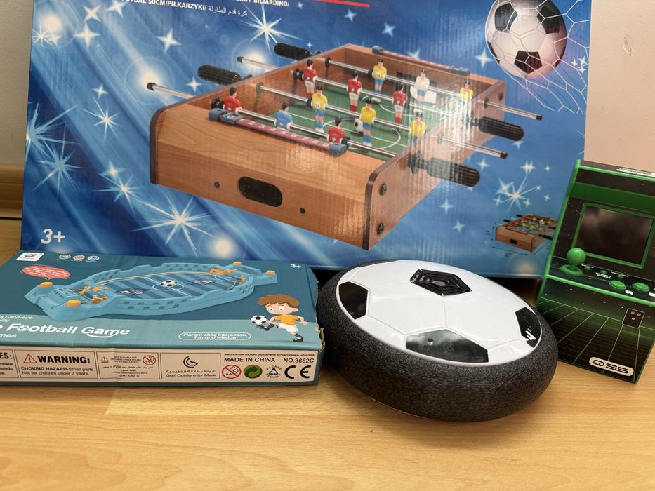 Jucarii interactive de fotbal si consola de jocuri
