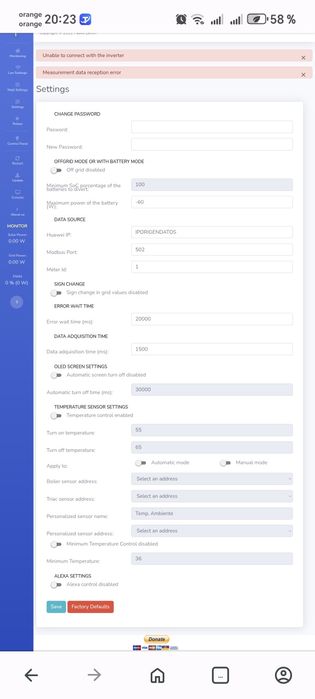 Diverter solar PWM 10A 2200w
