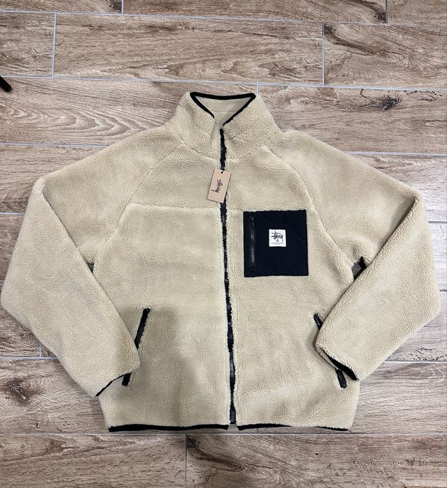 Stussy sherpa fleece яке