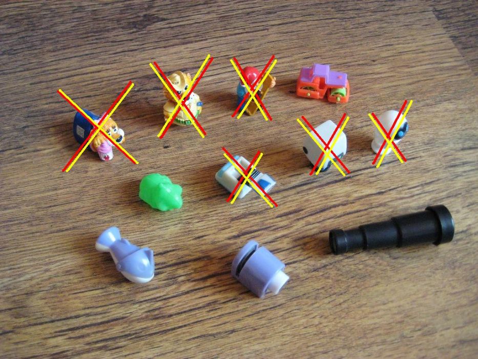 Играчки от шоколадови яйца Киндер Kinder