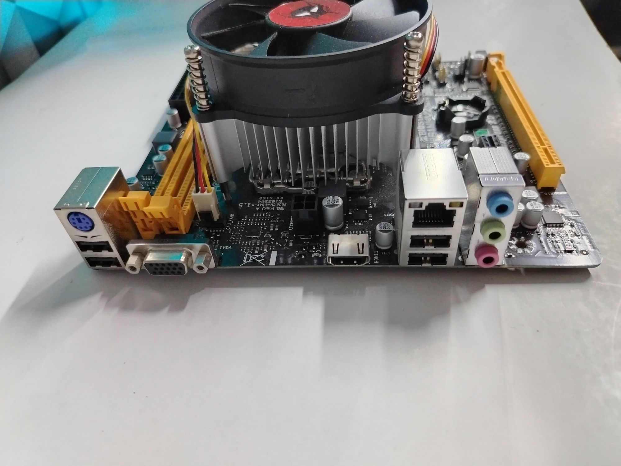 Placa de baza mini itx 1155 ca noua model h61mhv2