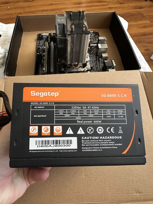 Kit i5 10600k complet placa de baza, cooler ram, sursa