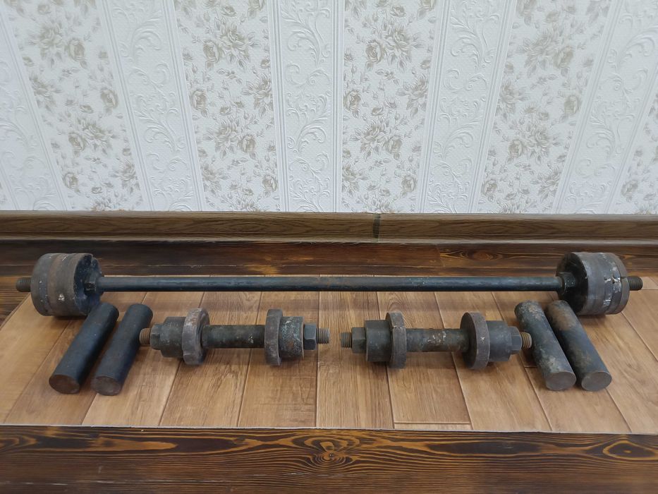 Штанга и гантели разборные