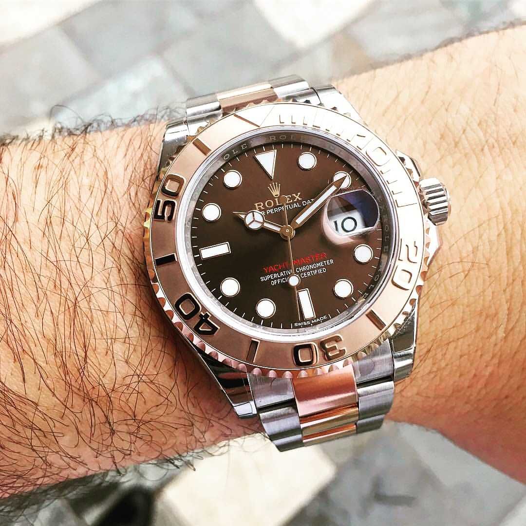 Часовници Rolex Yacht-Master Platinum розово злато