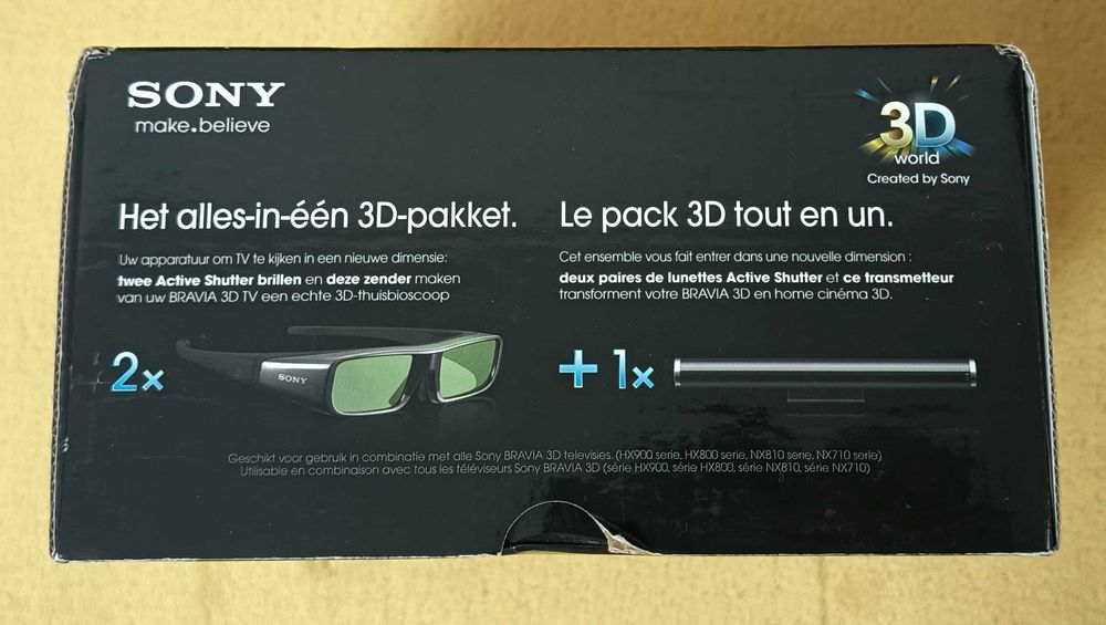 Set TV Sony Bravia transmitatorTMR-BR100 ochelari TDG-BR100 cutie nou